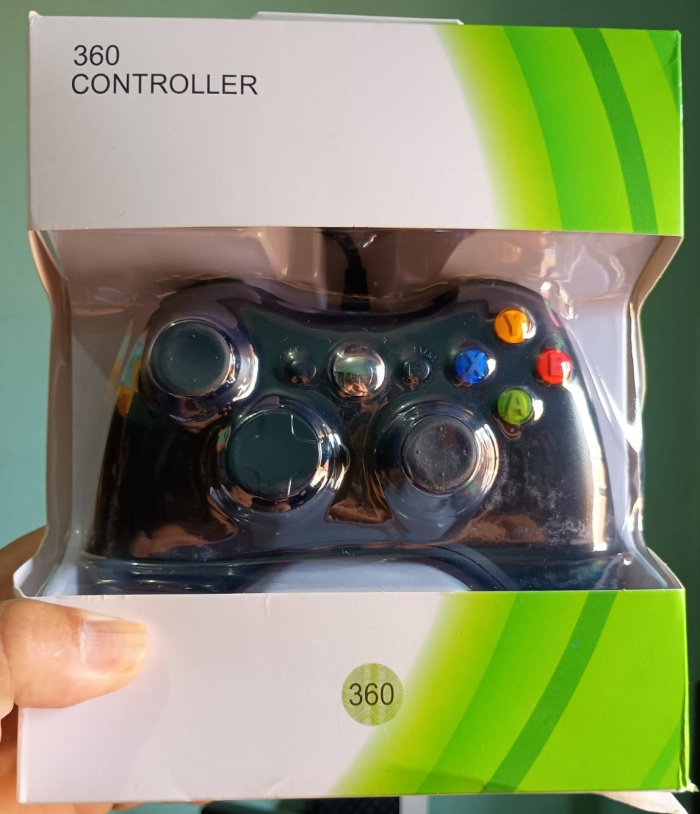 Controle XBOX 360 e PC Com Fio